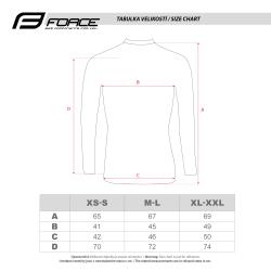 Force Tričko funkčné F SOFT dlhý rukáv modré