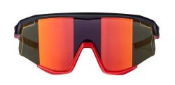 Force SONIC černo-červené cyklistické brýle - červená zrc. skla (VÝPRODEJ)