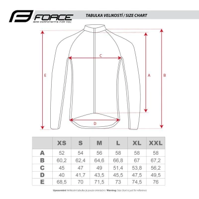 Force SPIKE černo-bílý cyklistický dres - dlouhý rukáv POUZE M (VÝPRODEJ)