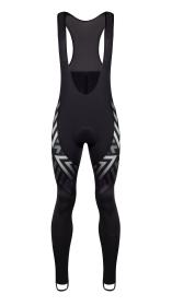 Force SPIKE černo-bílé cyklokalhoty se šráky a vložkou kalhoty