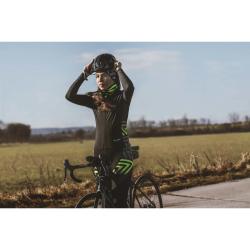 Force SPIKE černo-fluo cyklokalhoty se šráky a vložkou kalhoty