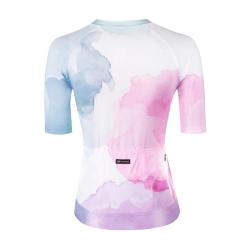 Force SPLASH LADY růžovo-modrý dámský dres - kr. rukáv POUZE L (VÝPRODEJ)