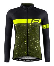 Force SPRAY LADY army-fluo dámsky cyklodres - dl. rukáv Force SPRAY LADY army-fluo dámsky cyklodres - dl. rukáv