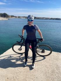 Force SPRING LADY čierne dámske cyklonohavice so šrákmi a vložkou