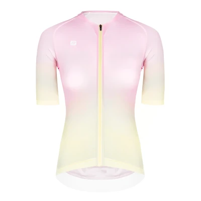 Force STAIN LADY žluto-růžový dres - kr. rukáv POUZE M (VÝPRODEJ)