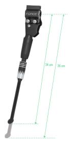 Force Stojan BAL 24-29[34] Al zadní+redukce, černý