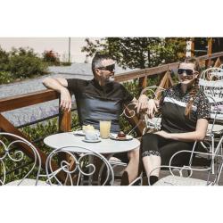 Force STORY LADY černé dámské cyklokalhoty - se šráky a vložkou