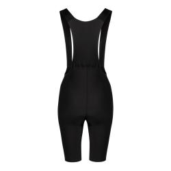 Force STREAM LADY černý cyklistický dres + Force ACTION LADY černé cyklokraťasy