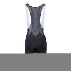 Force STRIPE čierno-biele cyklošortky so šrákmi a vložkou