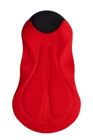 Force STRIPE čierno-červené cyklokraťasy so šrákmi a vložkou