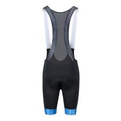 Force STRIPE černo-modré cyklokraťasy se šráky a vložkou