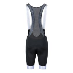 Force STRIPE černo-bílé cyklokraťasy se šráky a vložkou