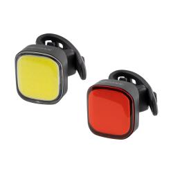 Force Svetlá/blikačky sada COB 2.0 USB predná+zadná Force Svetlá/blikačky sada COB 2.0 USB predná+zadná