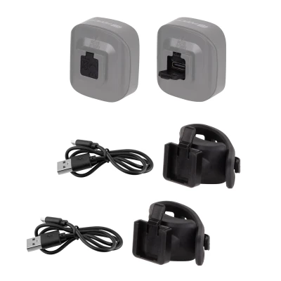 Force Světla/blikačky sada COB 2.0 USB přední+zadn