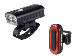 Force Svetlá sada DIVER ARC USB predná+zadná