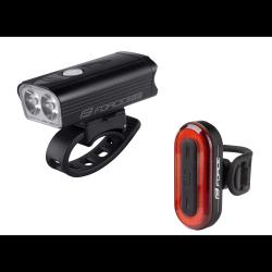 Force Svetlá sada DIVER ARC USB predná+zadná Force Svetlá sada DIVER ARC USB predná+zadná