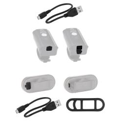 Force Světla sada DIVER ARC USB přední+zadní