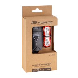 FORCE EXPRESS USB predná+zadná sada svetiel
