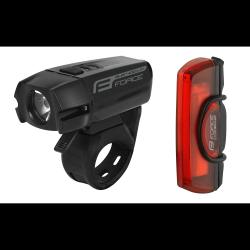 Force Svetlá sada GLARE USB predné+zadné Force Svetlá sada GLARE USB predné+zadné