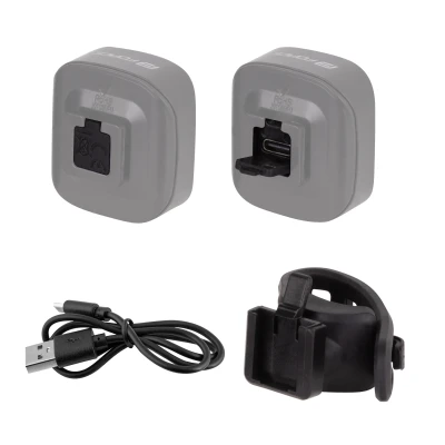 Force Světlo přední COB 2.0 75LM USB, černé
