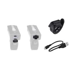 Force Světlo přední ALERT 350LM USB, černé