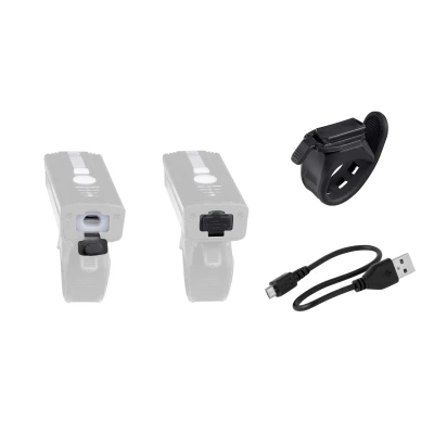 Force Světlo přední ALERT 350LM USB, černé