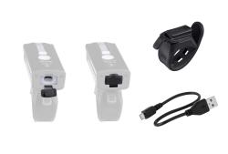 Force Světlo přední ALERT 350LM USB, černé