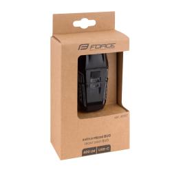 Force BUG 400LM USB světlo přední, černé