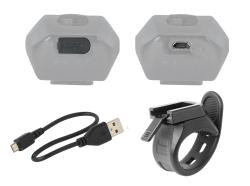 Force BUG 400LM USB světlo přední, černé