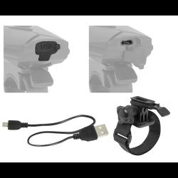Force CASS 300LM USB světlo přední, černé