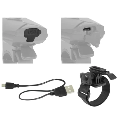 Force CASS 300LM USB světlo přední, černé