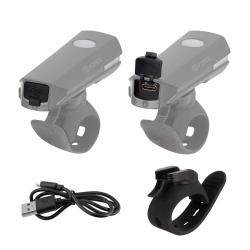 Force Svetlo predné FLUX 200LM USB, čierne