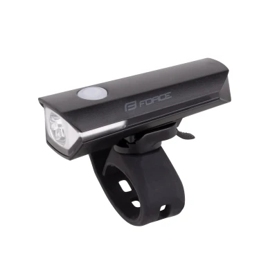 Force Světlo přední FLUX 200LM USB, černé
