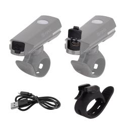 Force Svetlo predné FLUX 200LM USB, čierne