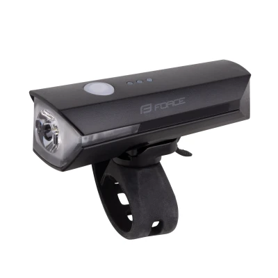 Force Světlo přední FLUX 550LM USB, černé