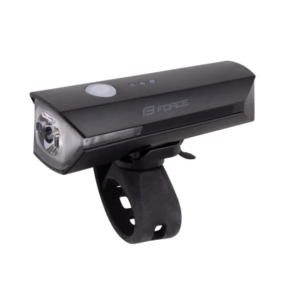 Force Světlo přední FLUX 550LM USB, černé