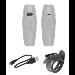 Force Světlo přední SHARK 700LM USB, černé