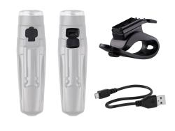 Force Svetlo predné STOGIE 900 LM, USB, čierne