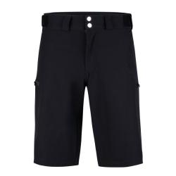 Force SWAY černý cyklodres - kr. rukáv + Force MOUNT MTB černé cyklokraťasy bez vložky