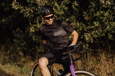 Force SWAY černý cyklodres - kr. rukáv POUZE 5XL (VÝPRODEJ)