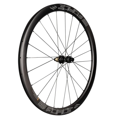 Force Team SP karbonové černé DISC XDR 40 plášťové zadní silniční kolo