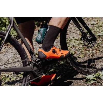 Force MTB REVO 2 oranžové cyklistické tretry