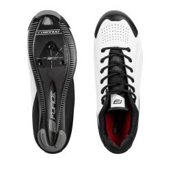 Force COMANDO CARBON biele cyklistické tretry
