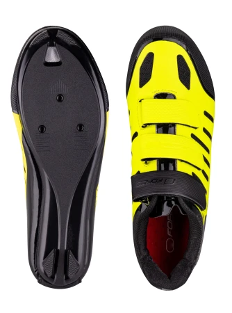 Force ROAD LASH fluo-černé cyklistické tretry