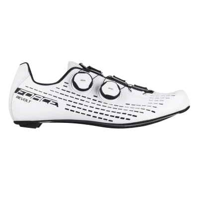 Force ROAD REVOLT CARBON bílé cyklistické tretry Force ROAD REVOLT CARBON bílé cyklistické tretry