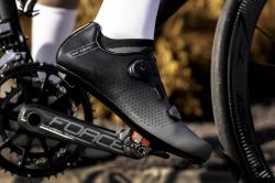 Force ROAD VICTORY šedo-černé cyklistické tretry + šátek Force