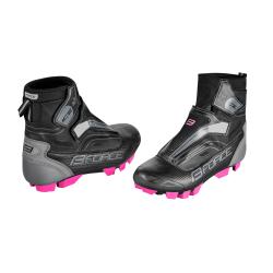 Force MTB ICE21 LADY černo-růžové dámské zimní tretry