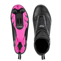 Force MTB ICE21 LADY černo-růžové dámské zimní tretry