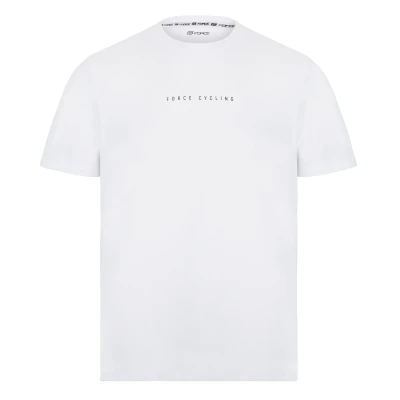 Force VIBE bílé unisex tričko s krátkým rukávem