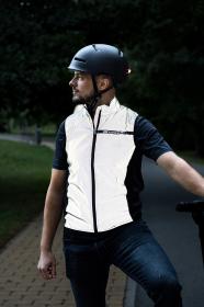 Force FLASH celoreflexní cyklistická vesta